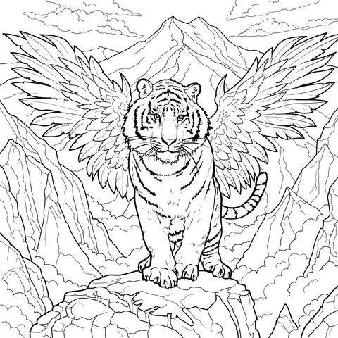 Tiger with Wings