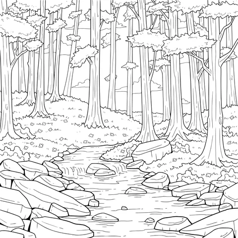 Stream in the Forest