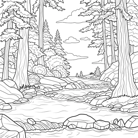 Stream in the Forest