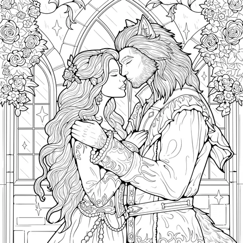 The Romantic Kiss of Beauty and the Beast
