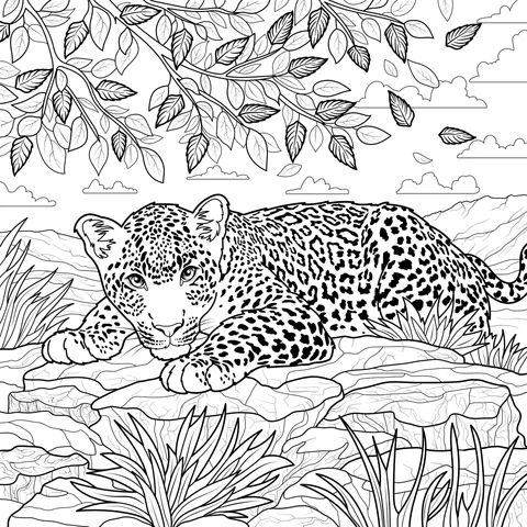 Cheetah on the Rock