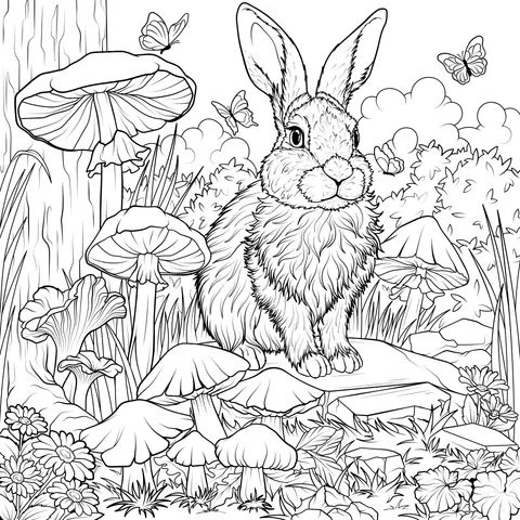 Rabbit in the Forest