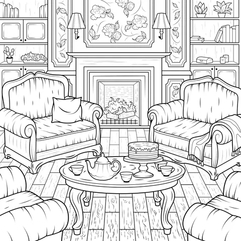 Cozy Living - room Scene