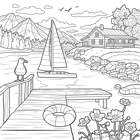 Lakeside Scenery