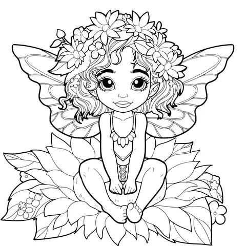 Cute Flower Fairy