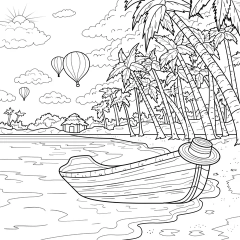 Tropical Beach Scenery
