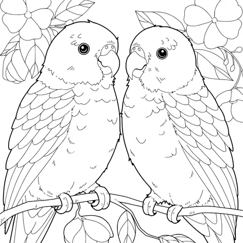 Two Parrots Picture