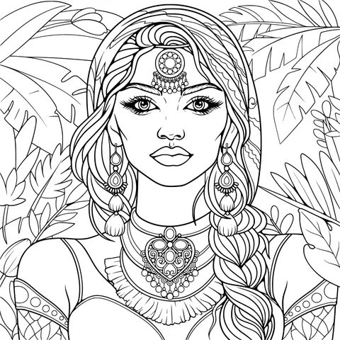 Exotic - styled Woman