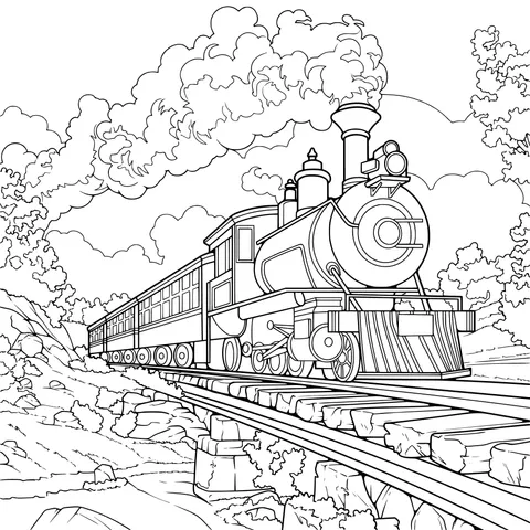 Vintage Steam Train