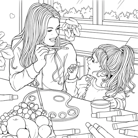 Parent - child Painting Time