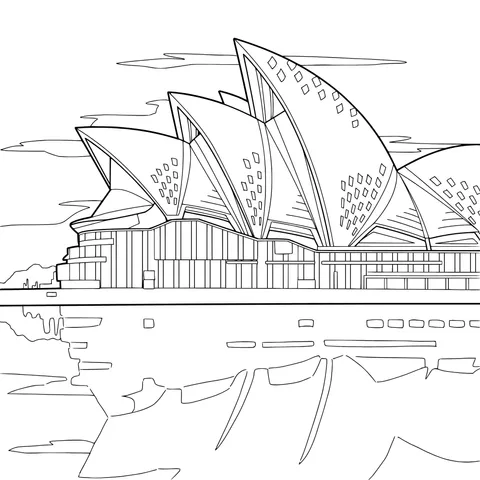 Beautiful View of Sydney Opera House