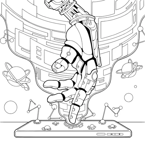 Technological - style Mechanical Arm