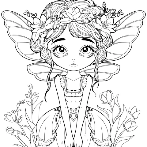 Cute Flower Fairy