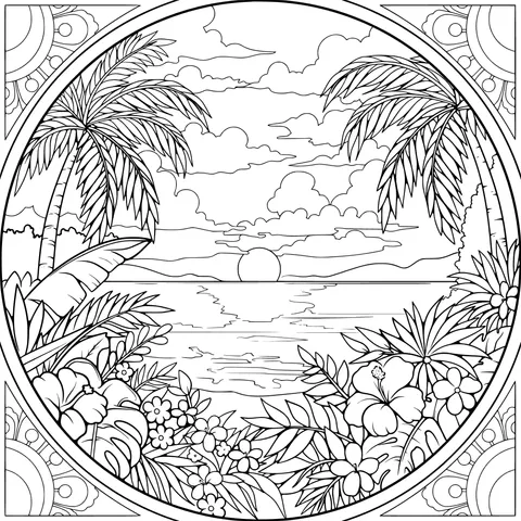 Tropical Seaside Scenery