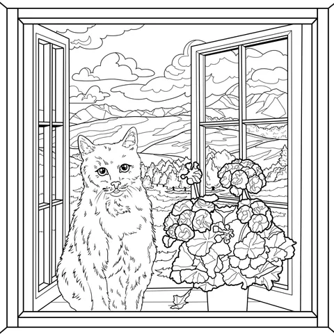 Cat by the Window