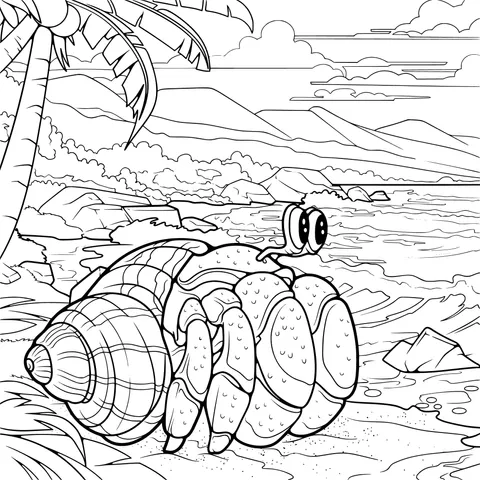 Hermit Crab on the Beach