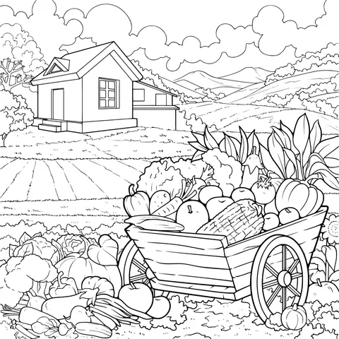 A Bountiful Rural Scene