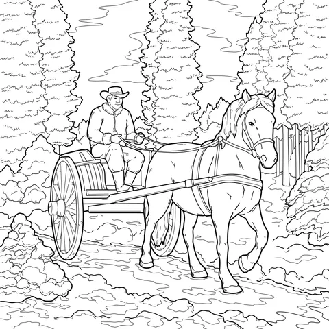 Winter Carriage Journey