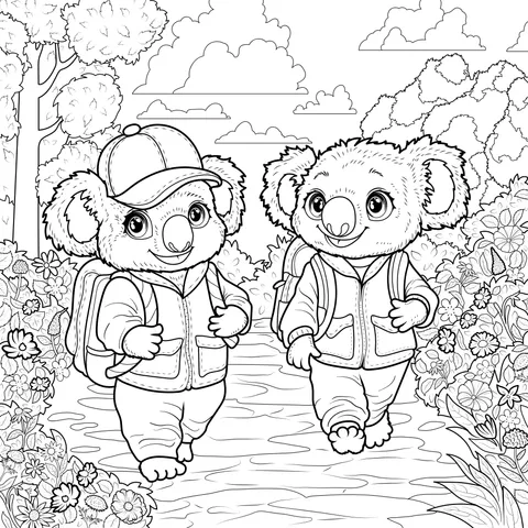 Koalas' Outdoor Adventure