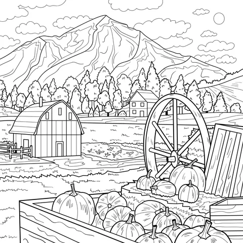 Autumn Rural Scenery