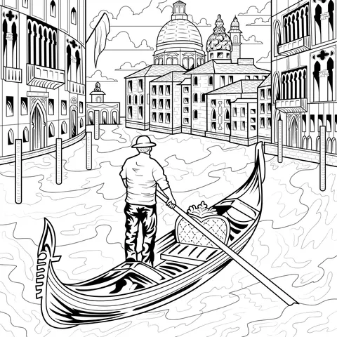 Gondolier in Venice