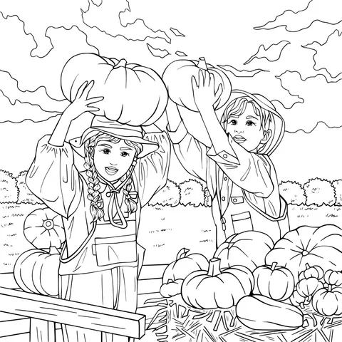 Joyful Pumpkin - time in the Countryside