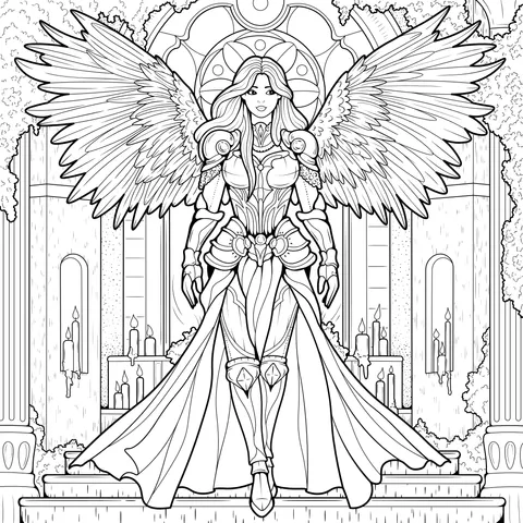 Divine Female Warrior Angel