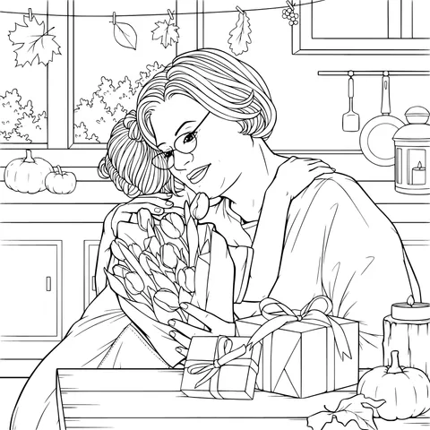 A Warm Grandparent - Grandchild Moment