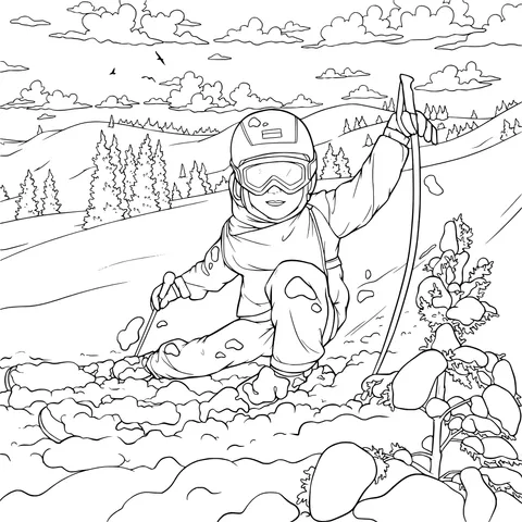 Child Skiing