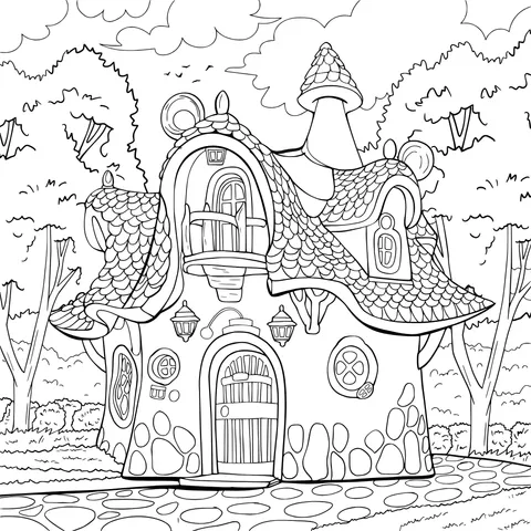 Fairy - tale style cottage