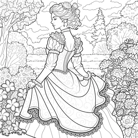 Princess in the Garden