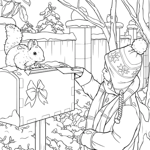 Winter Letter - Sending Scene
