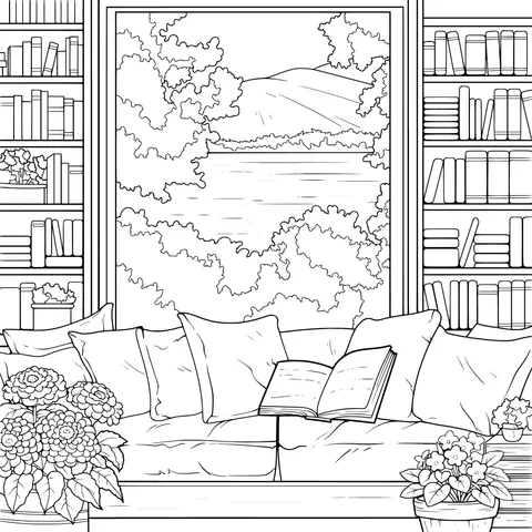 A Cozy Reading Nook by the Window
