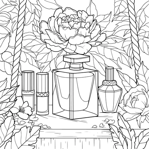 Perfumes and Floral Scenery