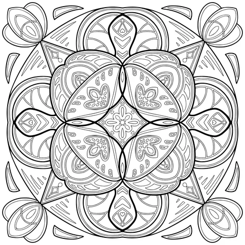 Exquisite Mandala Pattern