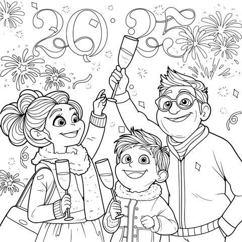Family New - Year Celebration