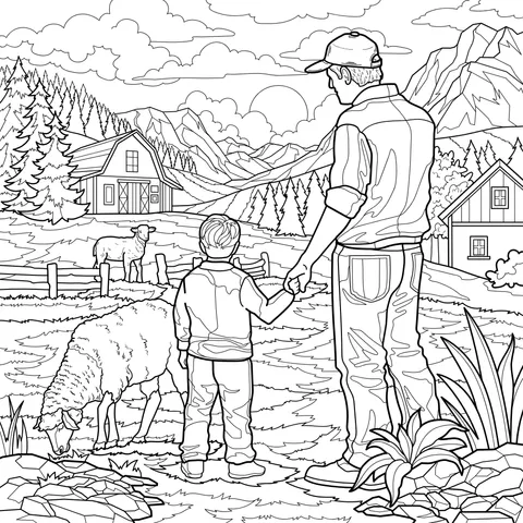 Parent - Child Time in the Countryside