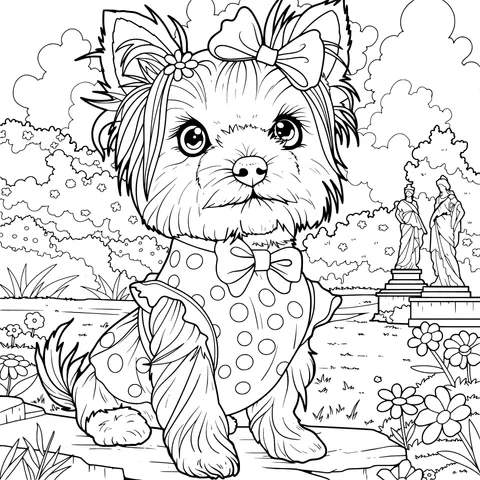 Cute Yorkshire Terrier