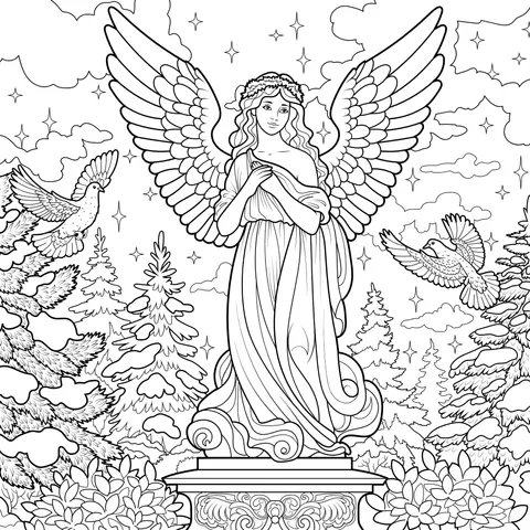 Dreamy Angel Landscape