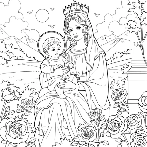 Virgin Mary and the Infant Jesus