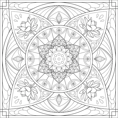 Exquisite Mandala Pattern