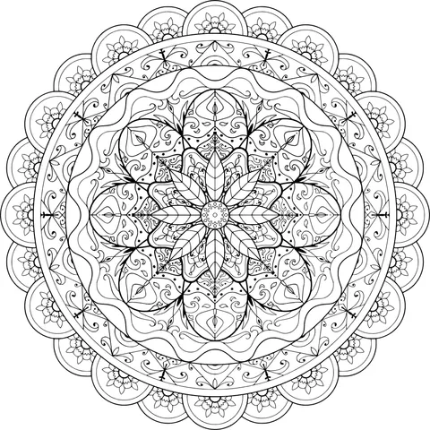 Exquisite Mandala Pattern