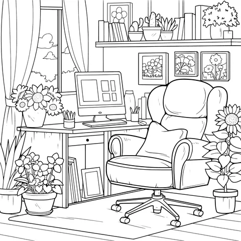 Cozy Home - Office Nook