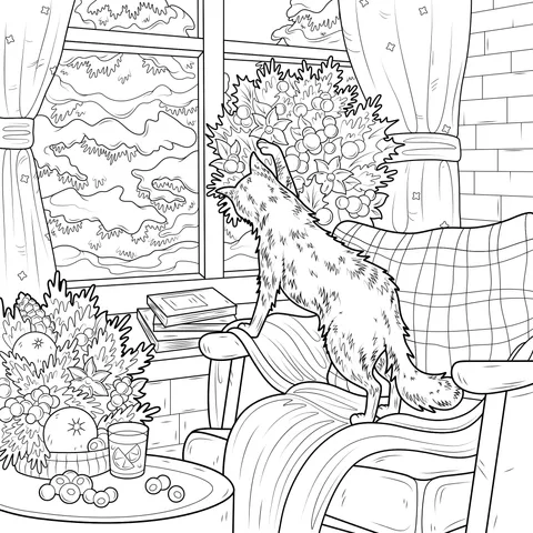 Cat by the Window