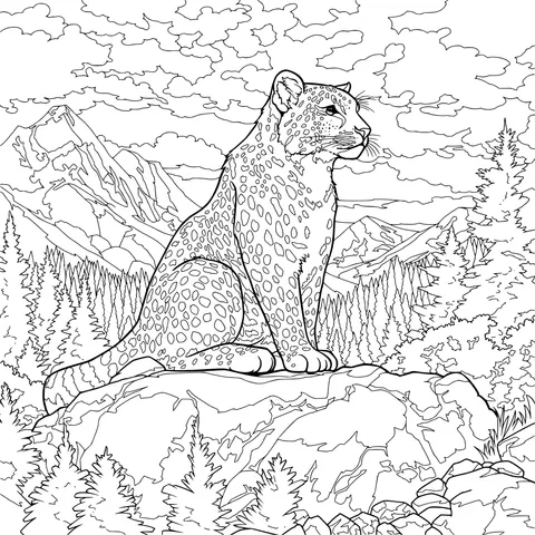 Cheetah on the Rock