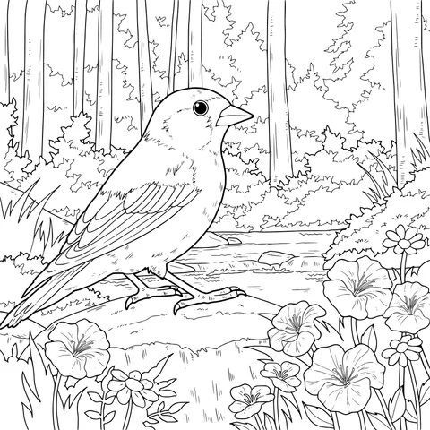 Bird in the Forest