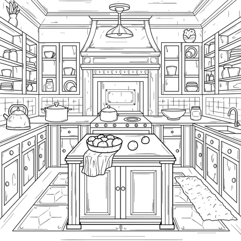 Cozy Kitchen Scene