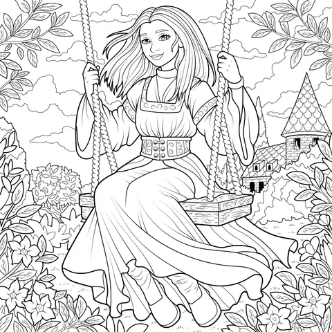 Girl on the Swing