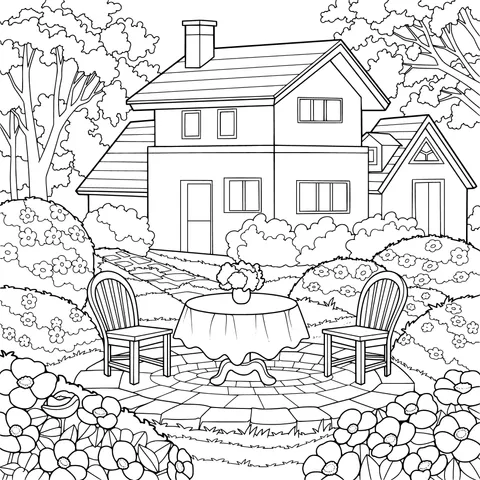 A Cozy Cottage in the Garden