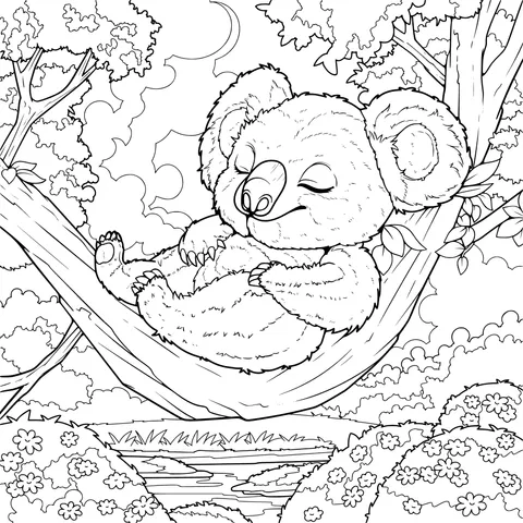 A Relaxing Koala